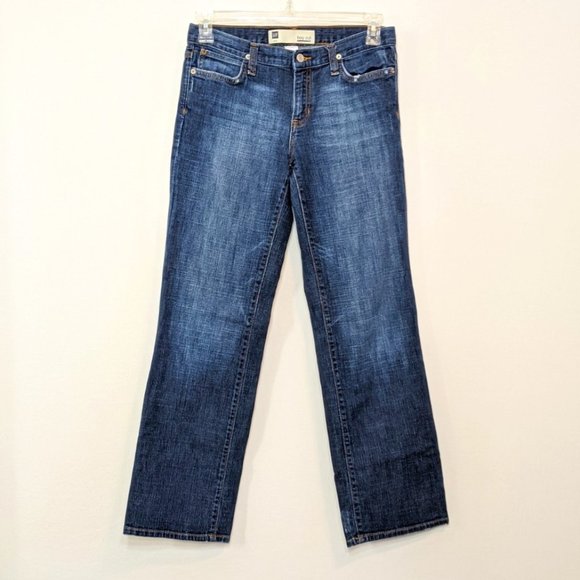 Gap Boy Cut Stretch wide Leg Jeans SZ 4 - Picture 1 of 7
